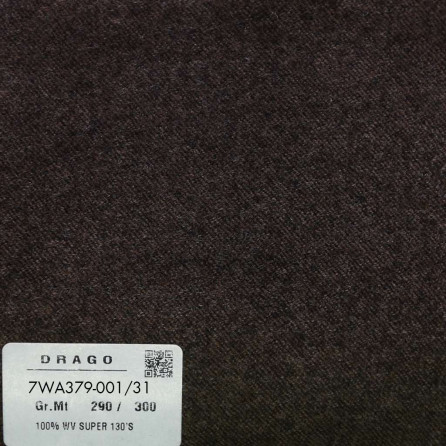 7WA379.001/31 Drago Ruby - Vải Suit - Xám Trơn